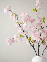 Tall Faux Cherry Blossom - Pink (3 Stems)