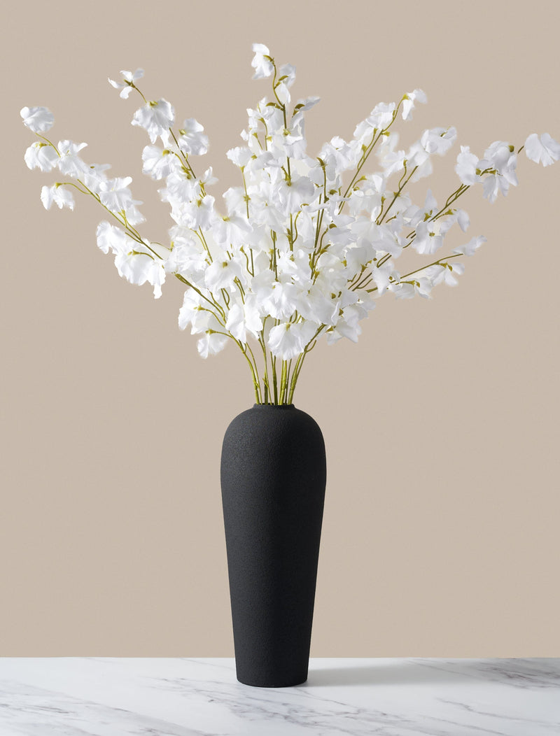 Tall Faux Sweet Pea - White (7 Stems)