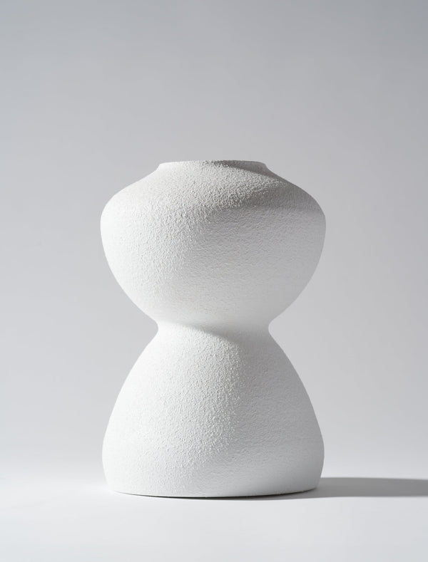 Laila Vase - Textured White