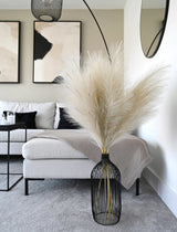 Tall Faux Pampas Grass - Cream (3 Stems)