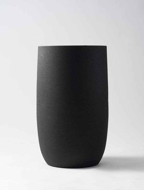 Tall Iron Pot - Black