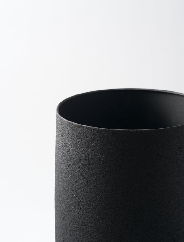 Tall Iron Pot - Black