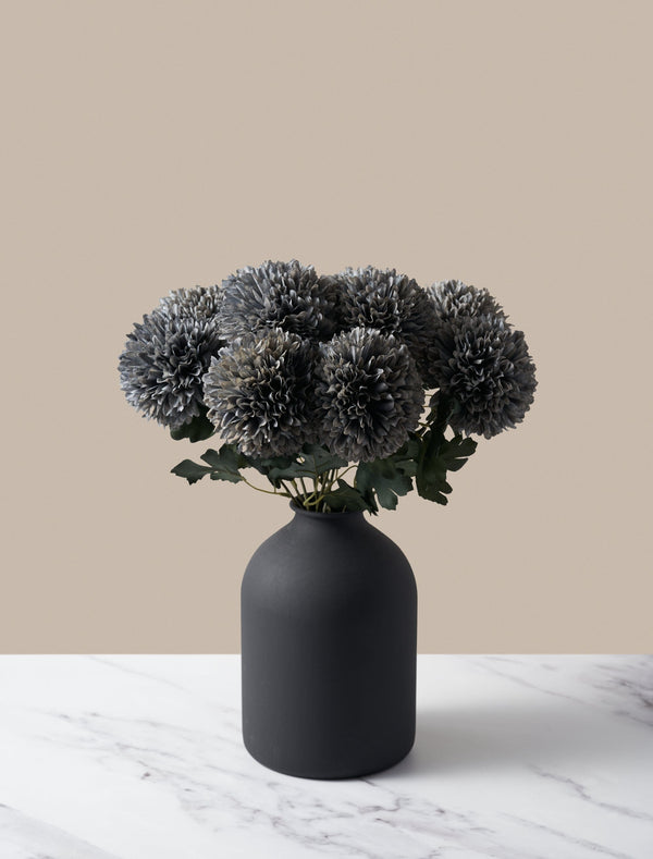 Large Faux Kiku - Livid (10 Stems)