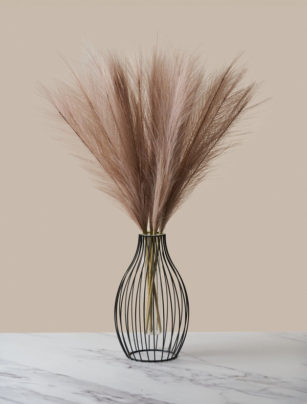 Faux Pampas Grass - Natural (5 Stems)