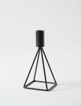 Pyramid Candle Holder - Black