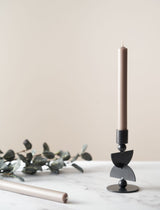 Abstract Candle Holder - Black