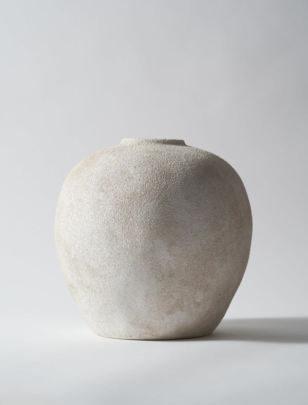 Zoe Ceramic Vase - Beige