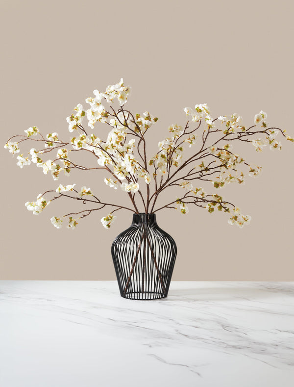 Faux Blossom - White (3 Stems)