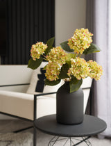 Faux Mini Hydrangea Bouquet - Citrus Rose (3 Stems)