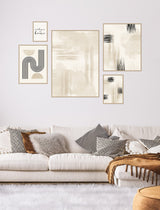 5 Print Gallery Wall - 'Neutral Tones'